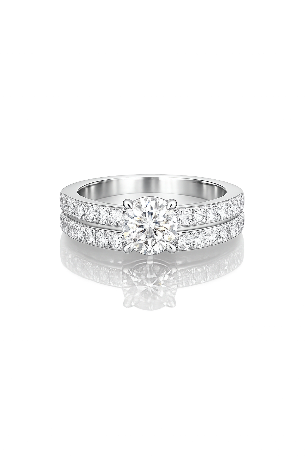 The Aurora Double-Band Solitaire