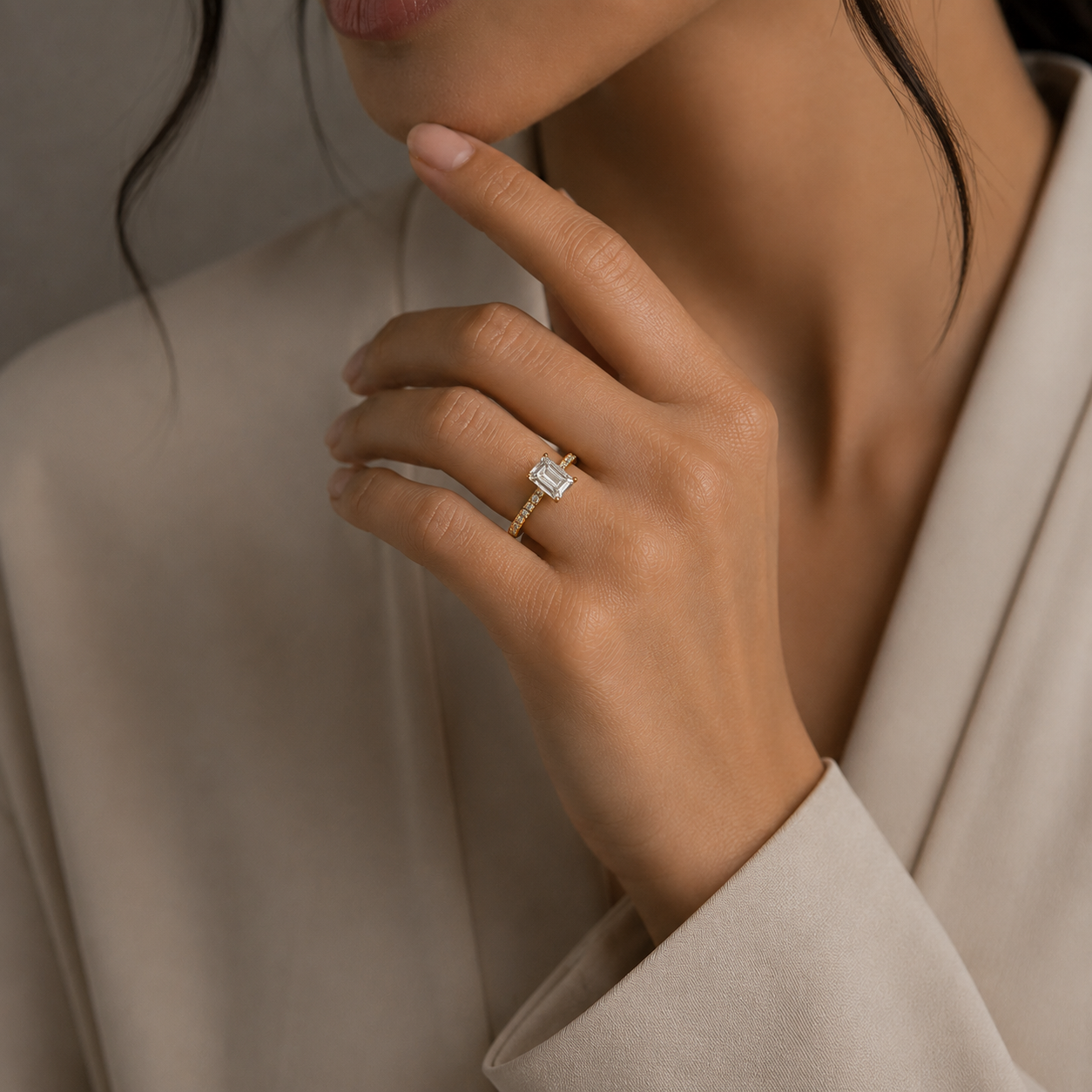 The Heritage Emerald Pavé